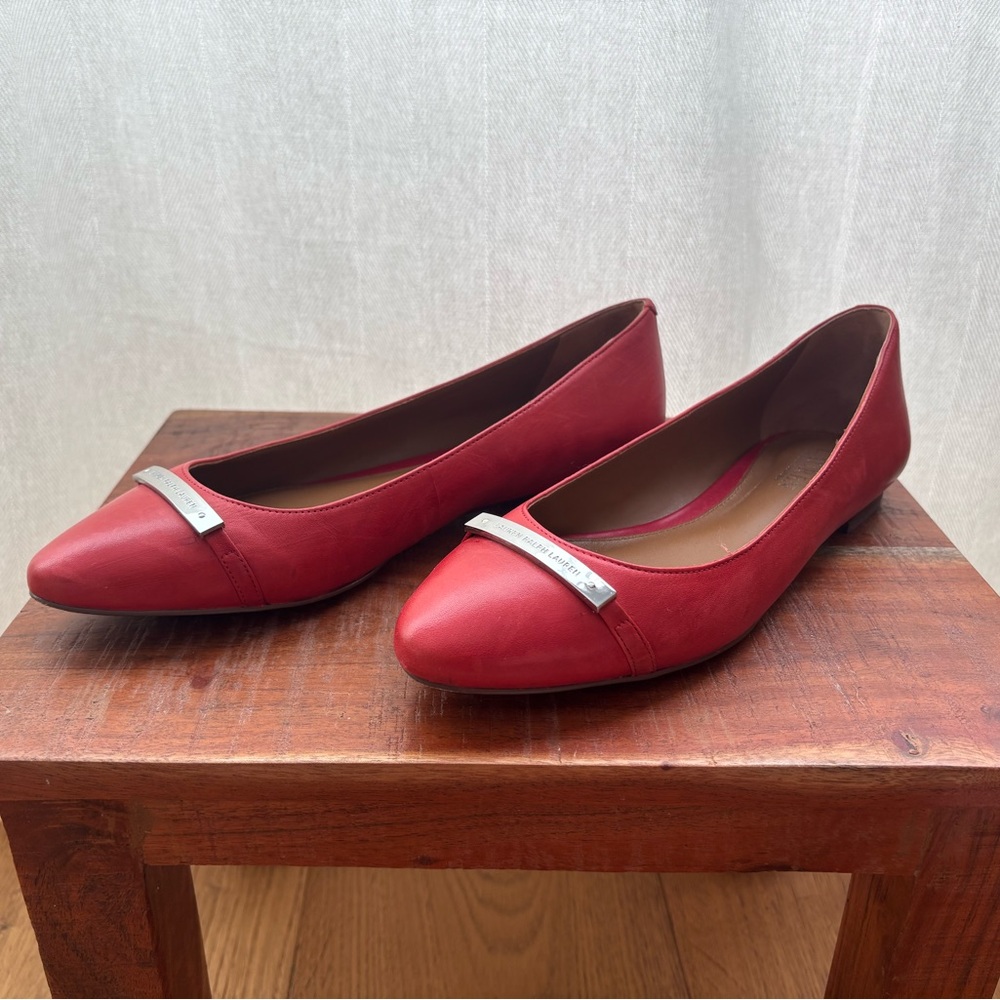 Polo by Ralph Lauren Red Women's Flats